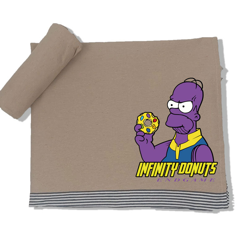 Homer Avengers Beach Towel